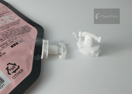 Pearl White-Farbtorsions-Tüllen-Kappe für Gesichtsmasken-Beutel, 5mm innerer Durchmesser