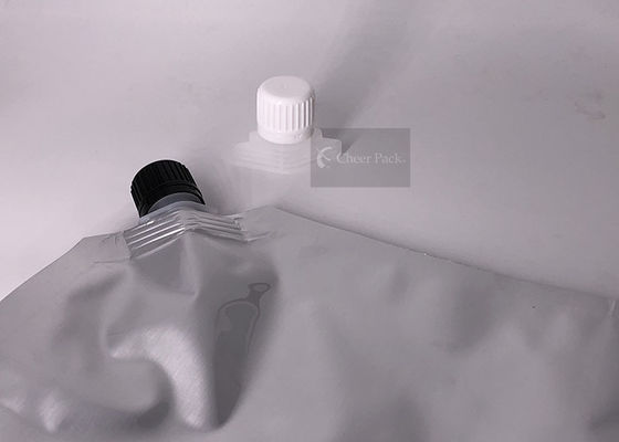 Tüllenkappenheißsiegel-Waschmitteltasche des weißen oder schwarzen Farbe-PET materielle