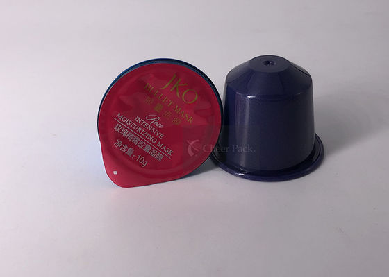 Nahrungsmittelgrad-Plastik 8 Gramm-Instantkaffee-Kapseln für chinesischen Tee, blaue Farbe
