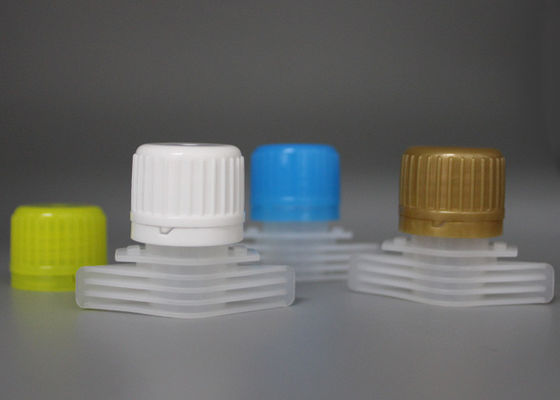 Gelbe Überwurfmutter und Plastik gießt Tüllen-Nahrungsmittelgrad für Lebensmittelverpackungs-Sondergröße