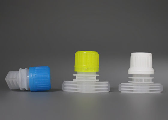 Kundenspezifische pp.-Plastiktüllen-Kappen mit Doppelt-Abständen 16mm für stehen oben Beutel