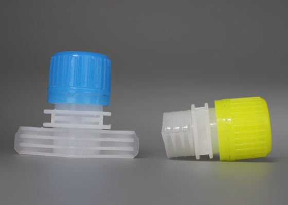 Kundenspezifische pp.-Plastiktüllen-Kappen mit Doppelt-Abständen 16mm für stehen oben Beutel