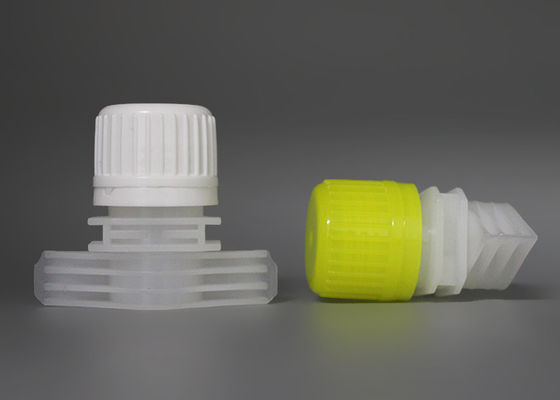 PET Plastiktülle bedeckt Kaliber 16 Millimeter für Getränk Doypack/Säuglingsnahrungs-Beutel-Kappen mit einer Kappe
