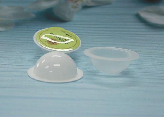 Kleine runde klare Plastikbehälter für die Massage, die 20mm Höhe verpackt