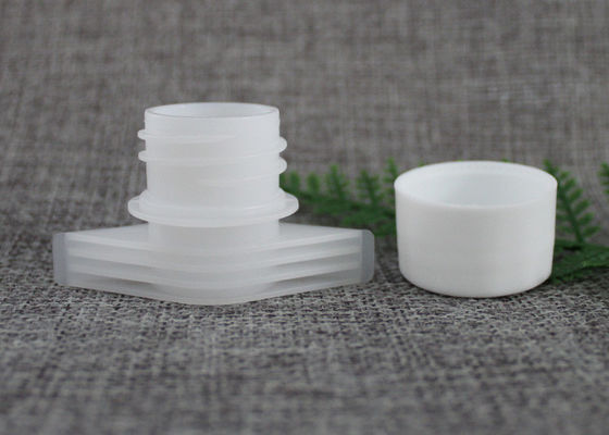 Taschen-Tüllen-Kappen der flexiblen Verpackung im Plastik-Düsen-Außendurchmesser des PET Nahrungsmittelgrad-24,5