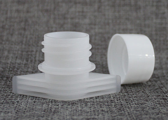 Taschen-Tüllen-Kappen der flexiblen Verpackung im Plastik-Düsen-Außendurchmesser des PET Nahrungsmittelgrad-24,5