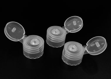 Klare Spitzen-Plastikflaschenkapsel-Korrosionsbeständigkeit des leichten Schlages/Handdesinfizierer-Flaschenkapsel