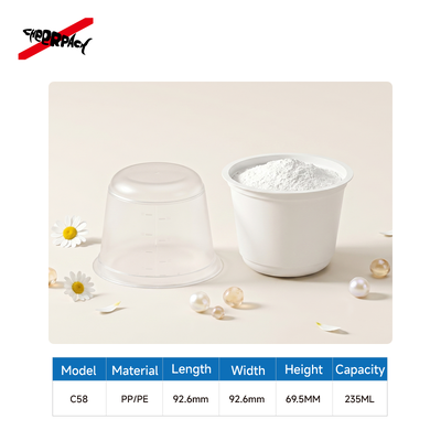 Qualität  Beauty Mixing Bowl Cosmetic Tools Individually Packaged Mask Powder Mixing Bowl Comes with Scale Fabrik