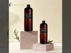 Großhandel 300 500 1000ml Lotion Pump Flasche für Flüssigkeit Körperwasch 16oz klares weißes Haustier Plastik Shampoo