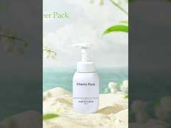 Großhandel 200 ml 300 ml 400 ml 500 ml Kosmetische PET Schaumreiniger Gesichtspulverpumpe Seife-Dispenser Flasche