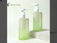 Neues Design Kosmetikbehälter 150ml/500ml Hautpflege Verpackung Weißgefälle PET-Flasche mit Lotion