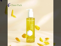 Körper ätherisches Öl Verpackung Flasche 150ml 210ml Klares Kunststoff Shampoo Lotion Haarölpumpe Bo