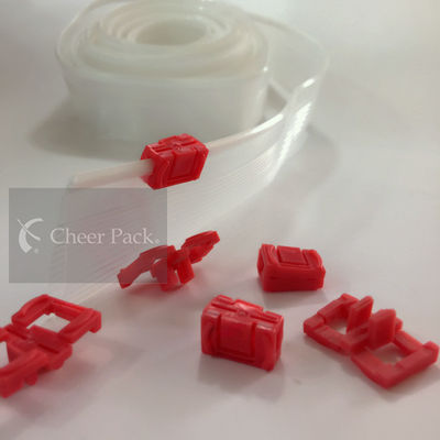 Mini roter Berufsreißverschluß mit Reißverschluss für PVC-Tasche, Farbe besonders angefertigt