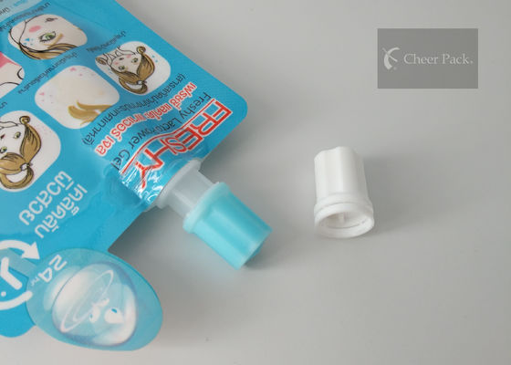 Kleine Plastikflaschen-Tüllen-Kappe, Säuglingsnahrungs-Beutel bedeckt Soem-ODM-Service mit einer Kappe