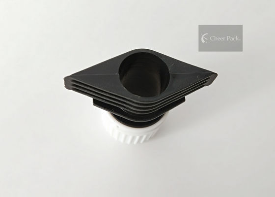 Schwarze Farbschraube gießen an inneren Durchmesser der Tüllen-1.6cm für Flüssigseife Doypack