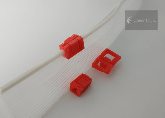 Kundenspezifisches Plastikzipverschluss-Reißverschluss-Schieber-langlebiges Gut für stehen oben Reißverschluss-Tasche