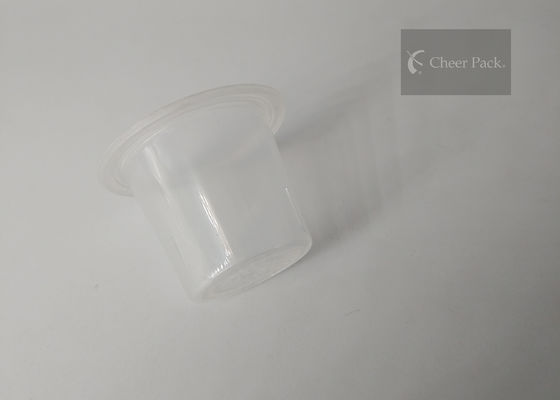 Klare kleine runde klare Plastikbehälter-Nahrungsmittelgrad-materielle transparente Farbe