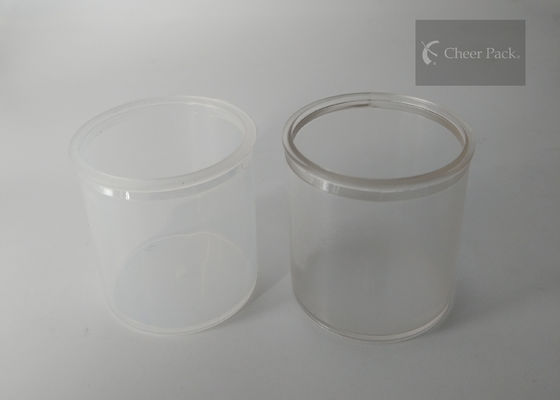 Klare kleine runde klare Plastikbehälter-Nahrungsmittelgrad-materielle transparente Farbe