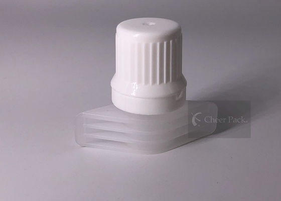 Durchmesser 9.6mm Matetrial PET weiße Farbplastiktüllen-Kappe für Gelee-Tasche