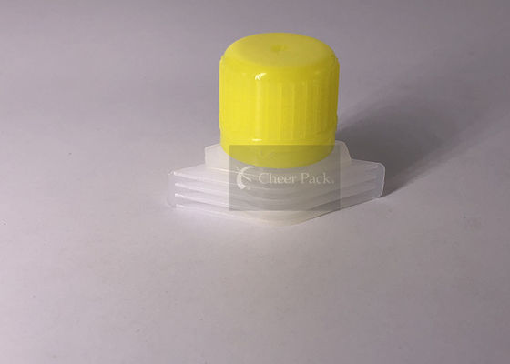 Der PET Durchmesser materielle gelbe Farbtüllen-Kappen-manueller Füllmaschine-16mm