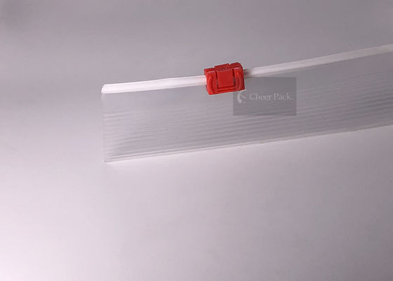 Roter Reißverschluss-Schieber Farbe-Soems pp. mit Reißverschluss für rechte Seiten-Dichtungs-Taschen-Verpackung