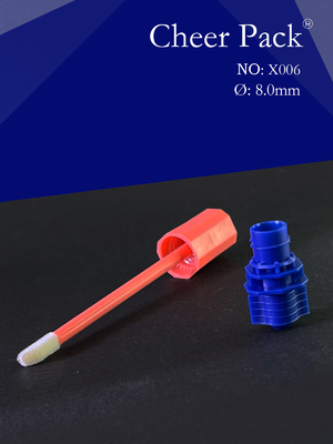 PE-Material mit 8 mm Innendiameter Kunststoff-Spout-Abdeckung für Lippenstift und Augenbrauenprodukte