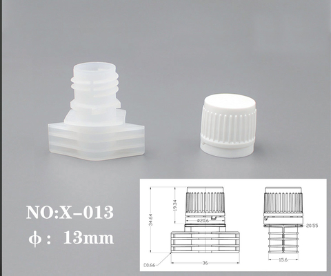 PE-Material Plastik-Spoutkappen mit einem Innendiameter von 13 mm für Gewürze, Zucker und Fruchtsaft