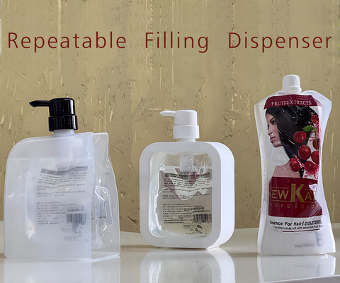 Wiederholbares flüssiges Handreinigungsmittel Transparentes Seifenverteilgerät Geschirrspüler Shampoo Lotion Flasche Leere Flasche Haus