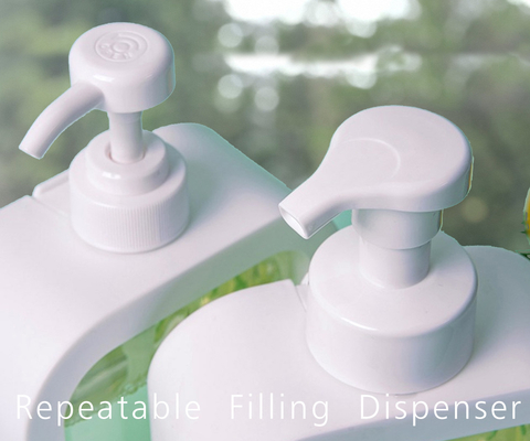 Wiederholbares flüssiges Handreinigungsmittel Transparentes Seifenverteilgerät Geschirrspüler Shampoo Lotion Flasche Leere Flasche Haus