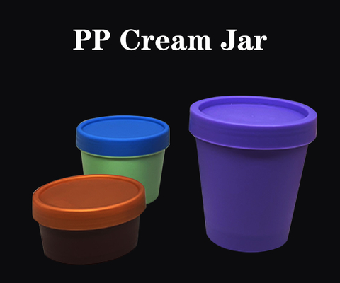 PP-PCR-Material 50 ml 100 ml 200 ml Breitmauldosen für Kosmetik Eiscreme, Mousse-Kuchen und Eiscreme