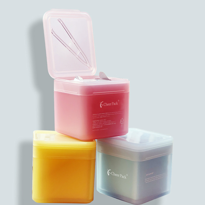 PP- und PCR-Materialien Quadrat mit Flip-Cover und Clip, Salicylsäure Toner Blätter, PP-Box