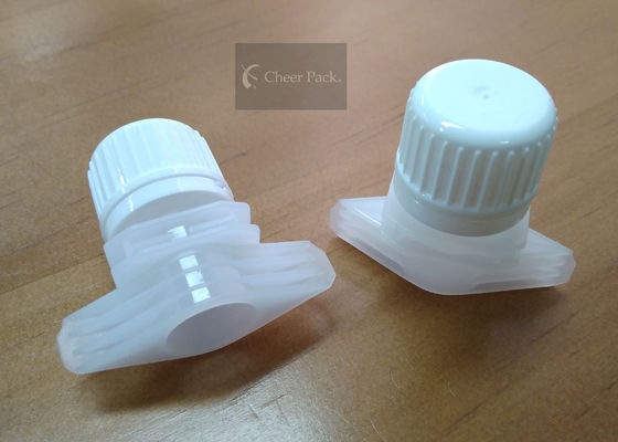 Äußeres HDPE Durchmessers 18mm Plastiktüllen-Kappe für flüssiges Doypack Verpacken