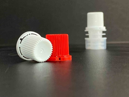 8.6mm Plastik-Spout-Kappen für die Verpackung von Sojamilchbeuteln