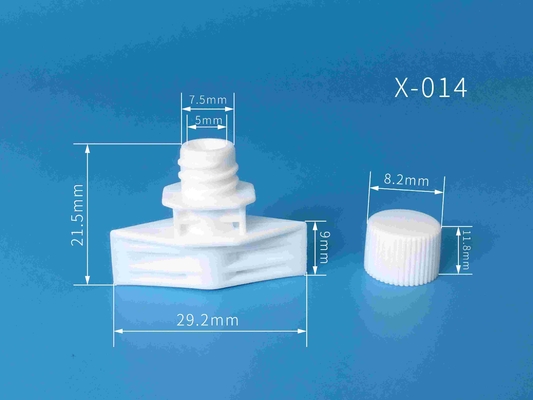 5 mm Plastik-Spout-Kappen für die Verpackung von Lebensmitteln und Kosmetika