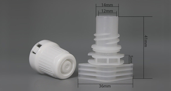 12 mm Plastik-Spout-Kappen für die Verpackung von Lebensmitteln und Kosmetika