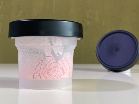 100 ml Creme Jar Kosmetische Verpackung 60 mm Gesamthöhe