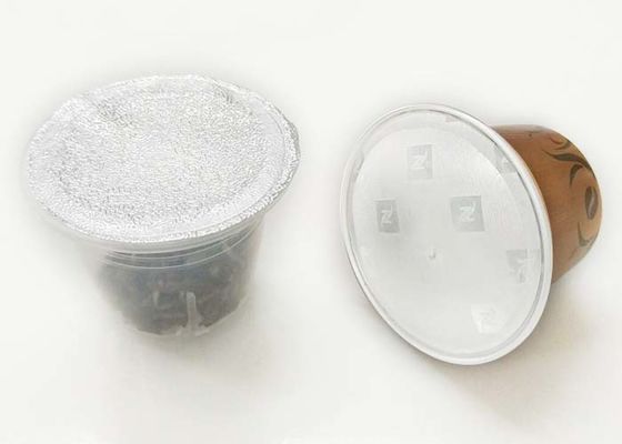 Nachfüllbare wiederverwendbare Kaffee-Hülsen Semitraparent mit Stärke 1.2mm