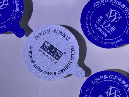 Aluminiumfolie Deckel Heizdichtung Verbundgesteckter Deckel für PP-Taschenflasche