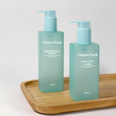 PET-Kosmetikflaschen für Shampoos, Körperwäsche mit Pumpe PET-Kosmetikflaschen