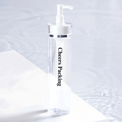 140ml PET Kosmetikflaschen für Lotion, ätherisches Öl mit Pumpe Großhandel PET Kosmetikflaschen