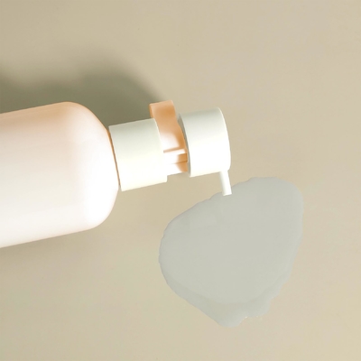250 ml Flip Top Cap HDPE Plastik Shampoo Babycare Pink Flasche Lotion Pumpe Für kosmetische Verpackungen