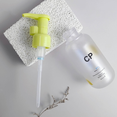 Runder Boden Shampoo Flasche Verpackung Presse Badeölflasche Kunststoff Wasch- und Duschgelflasche