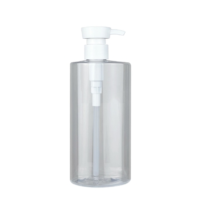 Neues Design Kosmetikbehälter 150ml/500ml Hautpflege Verpackung Weißgefälle PET-Flasche mit Lotionspumpe