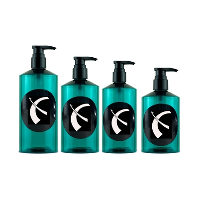 Großhandel 300 ml/330 ml/400 ml/500 ml Haustier Lotion Press Flasche Kosmetik Shampoo Duschgel Flasche