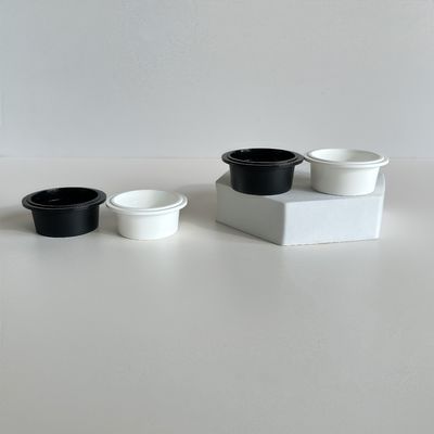 20ml PP Kunststoffbecher mit Deckel für Kosmetikcreme Lotion 54mm Durchmesser