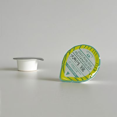 10 ml Custom Logo PP Plastikbecher für kosmetische Cremes mit Aluminiumfolie Deckel