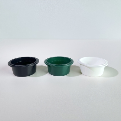 25ml PP Einweg-Kosmetikbecher mit Aluminiumfolien-Deckeln