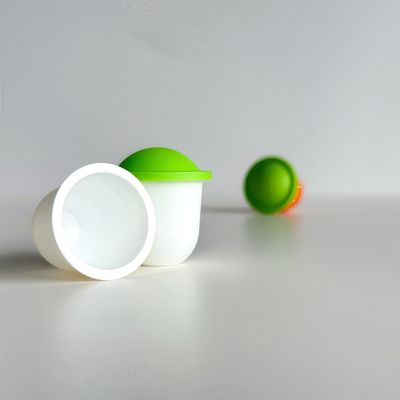 Portable Disposable 15ml PP Capsule Cups with Food Grade Foil Lid for Coffee Powder and Instant Beverages