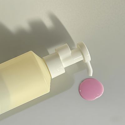 300ml-500ml PET-Zylinder-Lotionpumpflasche für Kosmetikverpackungen mit anpassbarem Logodruck