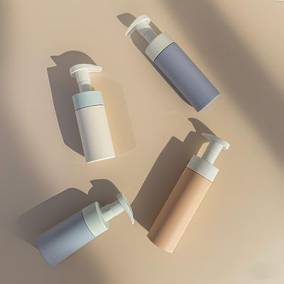 100 ml 120 ml 160 ml Plastik-Kosmetikflasche PET-Flasche für Shampoo Lotion Körperwasch mit Presspumpe und benutzerdefinierte Farbe